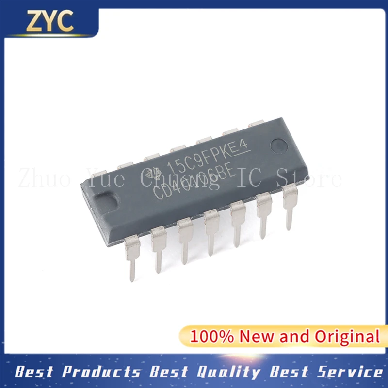 Оригинальный чип IC CD40106BE DIP14 CD40106 dip100%, 10 шт./партия