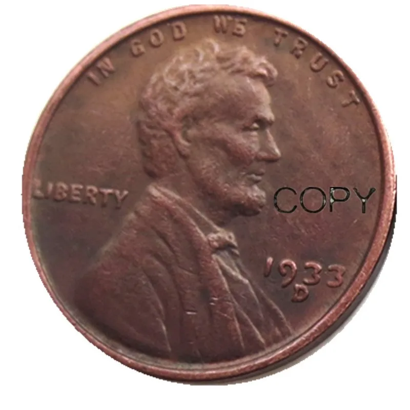 Копия монет US One Cent 1933P/D/S