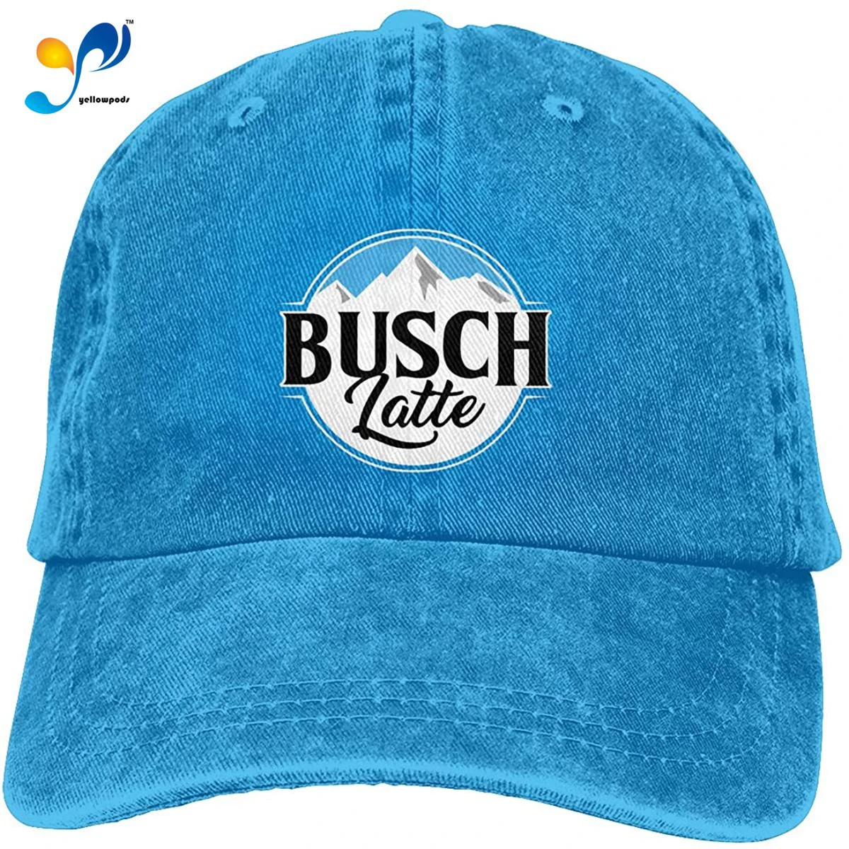 

Hats For Women KANATSIU Hip Hop Baseball Cap,Busch-Light-Busch-Latte-Beer Contrast Flat Bill Brim Sun Hat Red