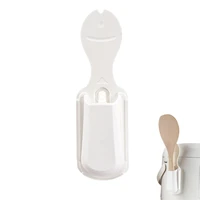rice scoop holder case kitchen utensils holder for serving rice spatula with suction cup rice paddle organizer for household