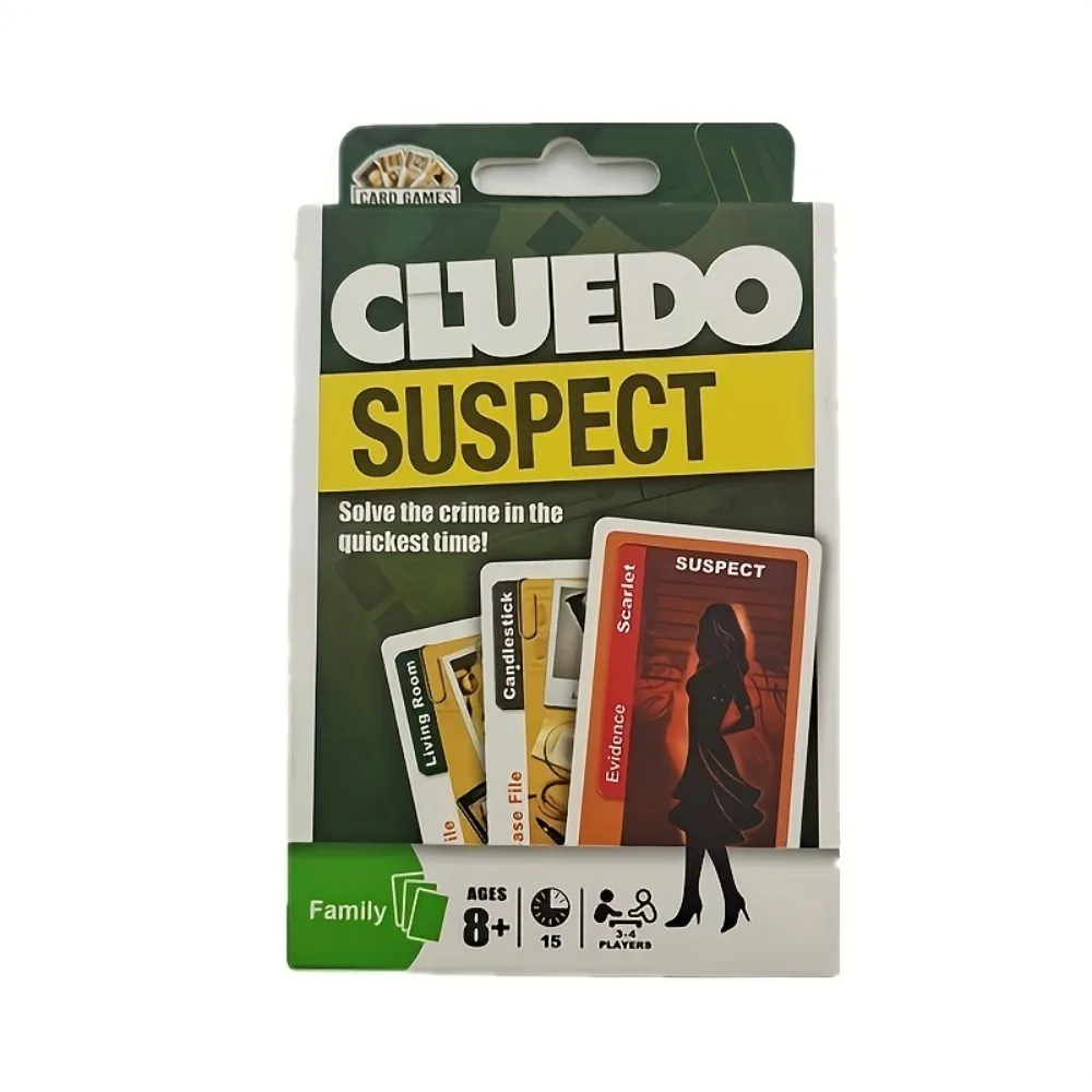 Карточная Игра Cluedo - Последняя Версия Классическая Настольная Mystery