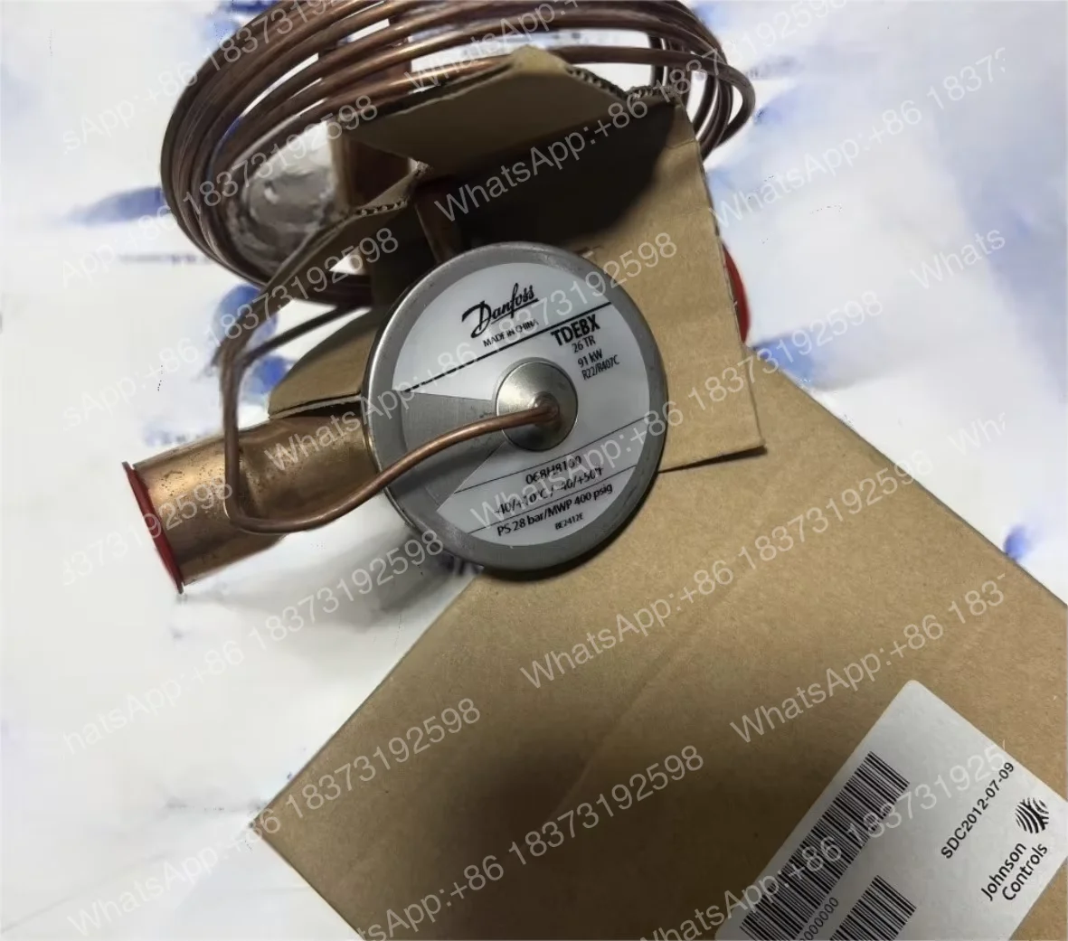 Фото Расширительный клапан TDEBX26N 022G00002-021 Danfoss 068H8100 26TR, специальный расширительный клапан №1