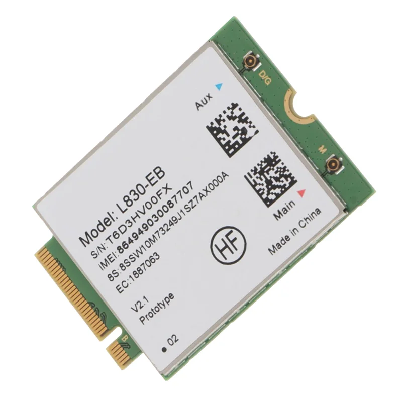 L830-4G модуль Wi-Fi карты для X280 T480 T580 P52S L480 L580 T490 T590 P53S T490S X390 L490 L590 01AX761
