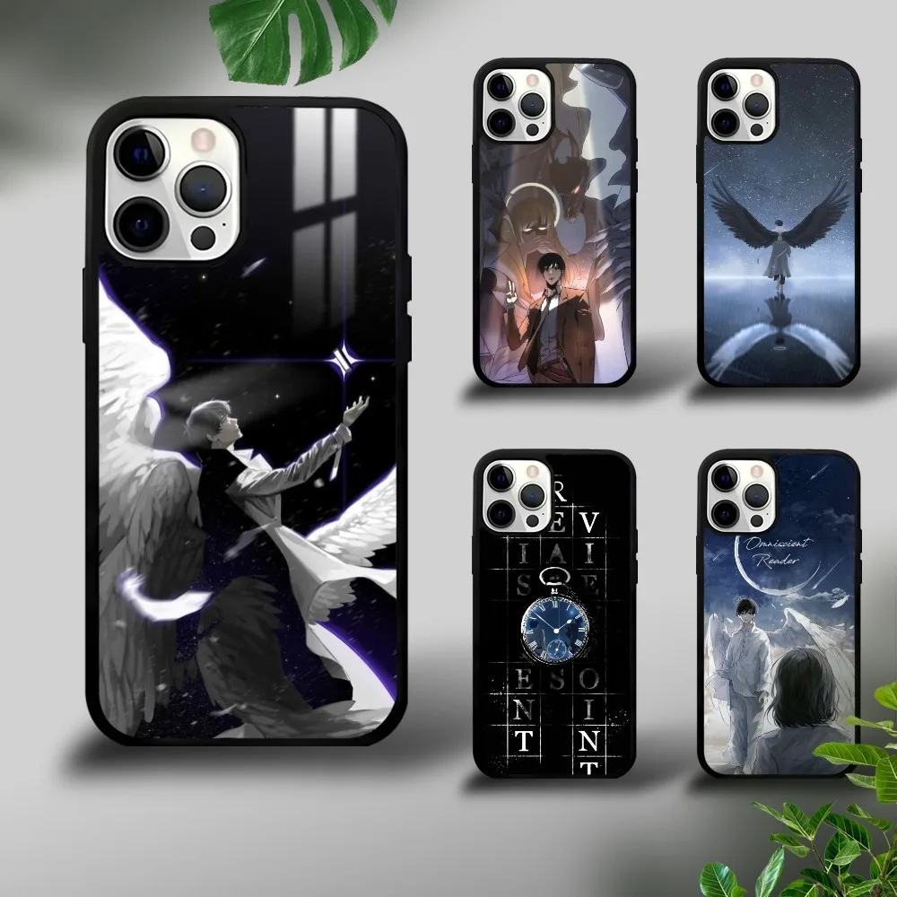 O-Omniscient Reader V-Viewpoint Phone Case For iPhone 16 15 14 13 12 11 Pro Xs Max Mini Plus Celulares Hard Funda