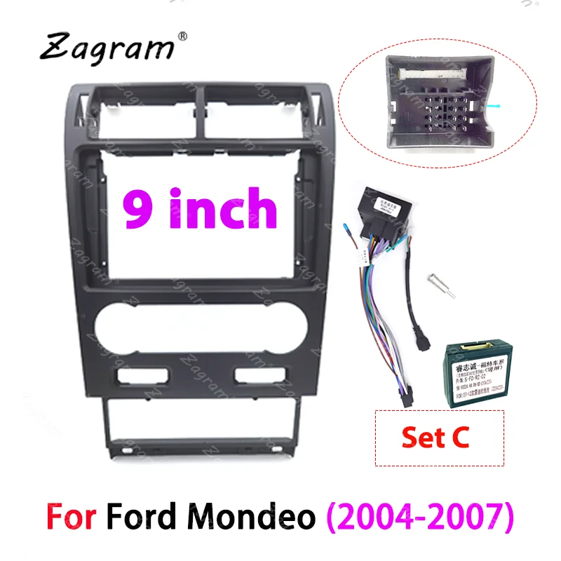 9-дюймовый 2 Din Автомобильный Кабель Canbus для Ford Mondeo 3 2004-2007 панель Cd Dvd плеер аудио