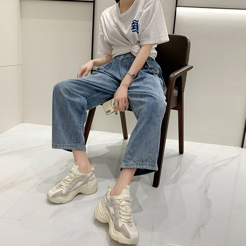 Sneakers New 2021 Autumn Winter Women Shoes Fashion Thick-soled Casual Sports Running Shoes Female Breathable Chaussures Femme