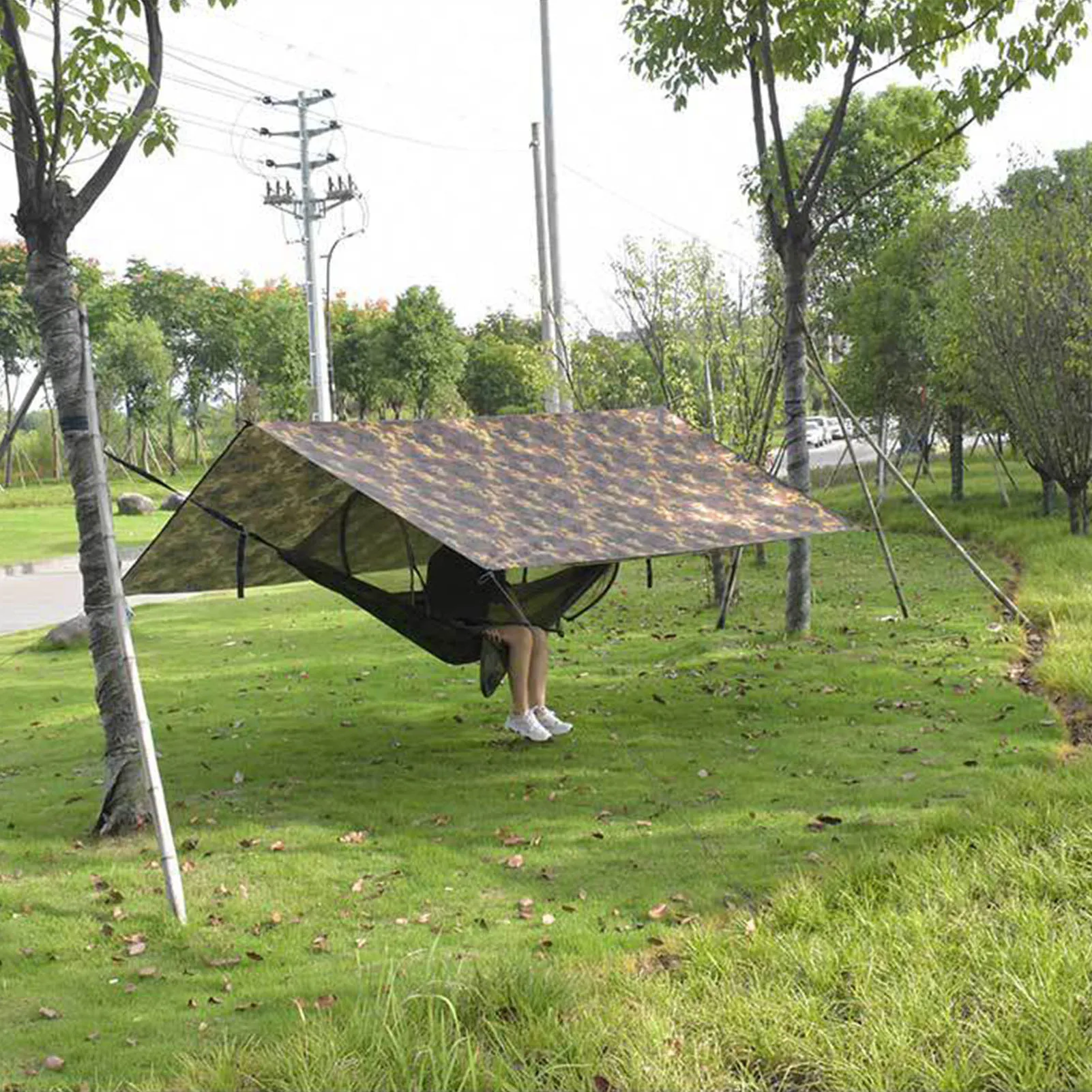 

Sun Shade Sail Waterproof Camping Tent Tarp Waterproof Sun Protection Camping Shade For Outdoor Activities Hiking Patio Backyard