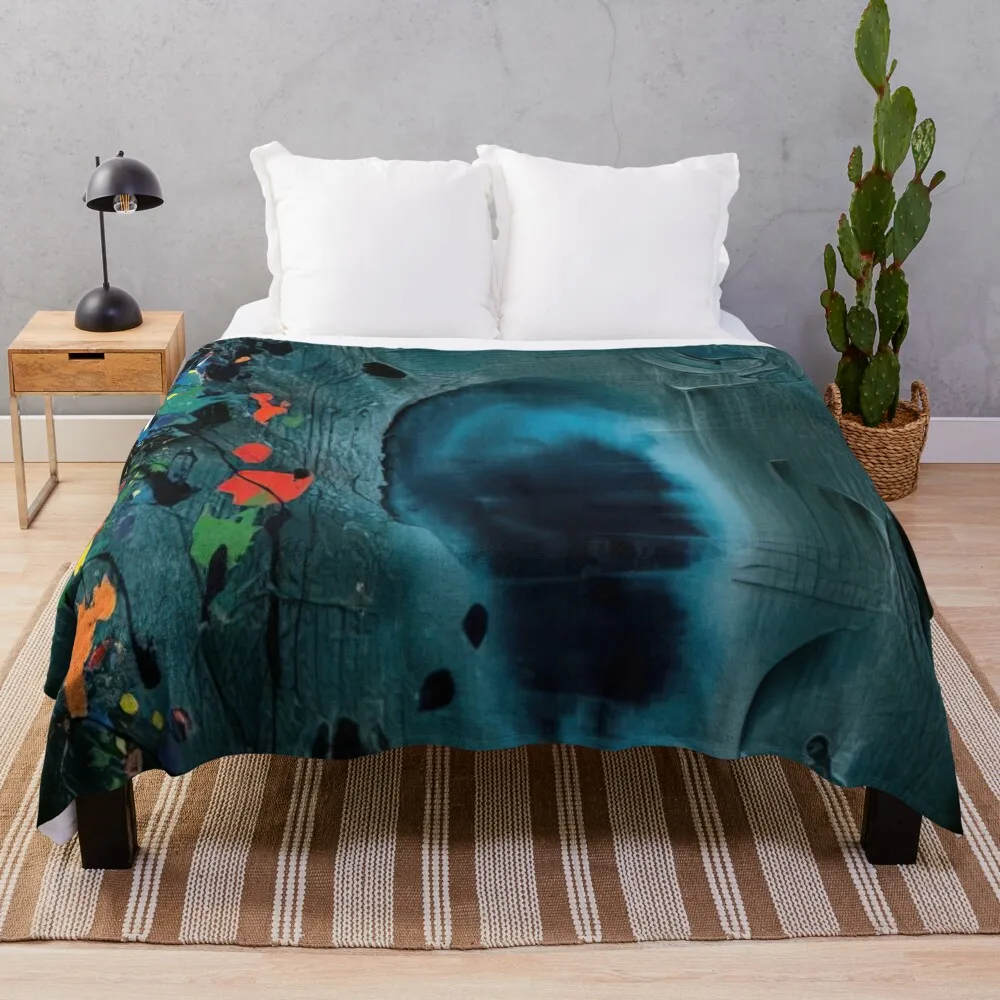 John Hoyland - Love and Grief 5.4.006-2006 Плед для декоративного дивана Манга Декоративные одеяла