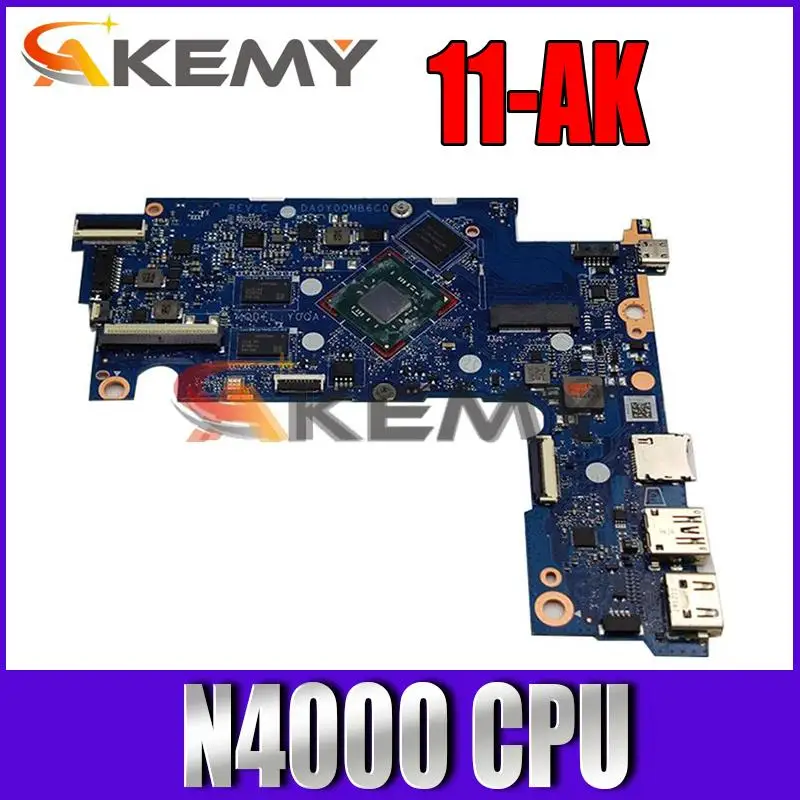 

Akemy 11-AK DA0Y0QMB6C0 mainboard For HP Stream 11-AK 11-AK0001NS Laptop motherboard mainboard with N4000 CPU tested full 100%