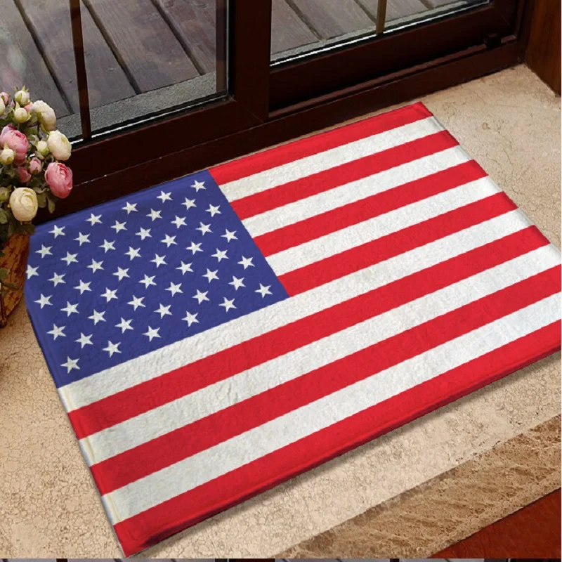 

drop shipping Entrance Doormat National USA Flag Memory Foam Bathroom Rugs and Carpets Australia Canada Flag Floor Mats Non-slip