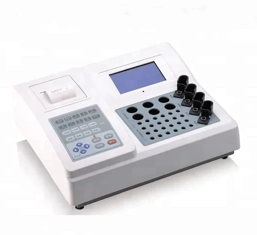 Лабораторный полуавтоматический коагулятор 4 канала анализатор коагуляции