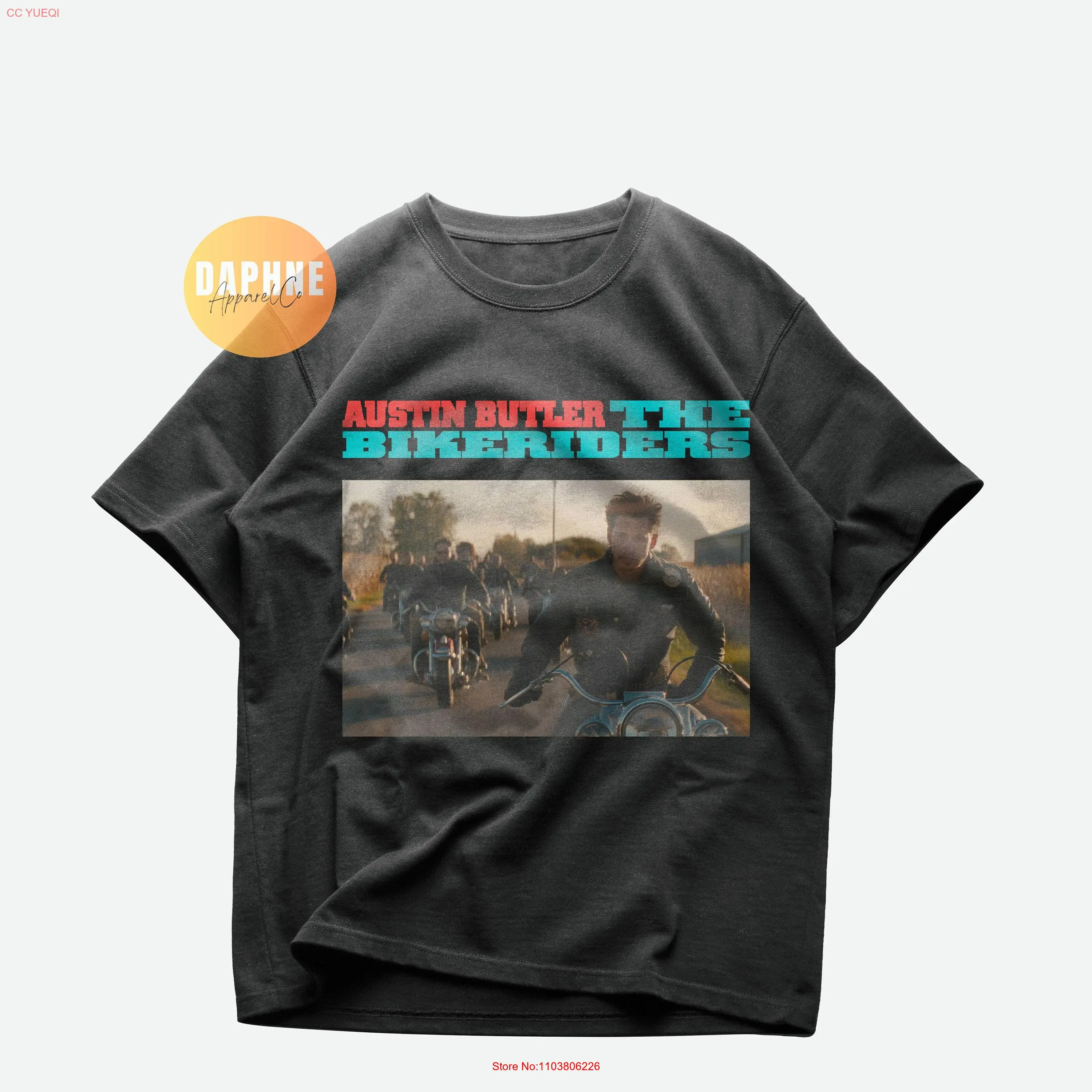 The Bikeriders Movie Austin Butler T Shirt Tom Hardy Jodie Comer Danny Lyon Epic Premium Quality Vintage Christmas