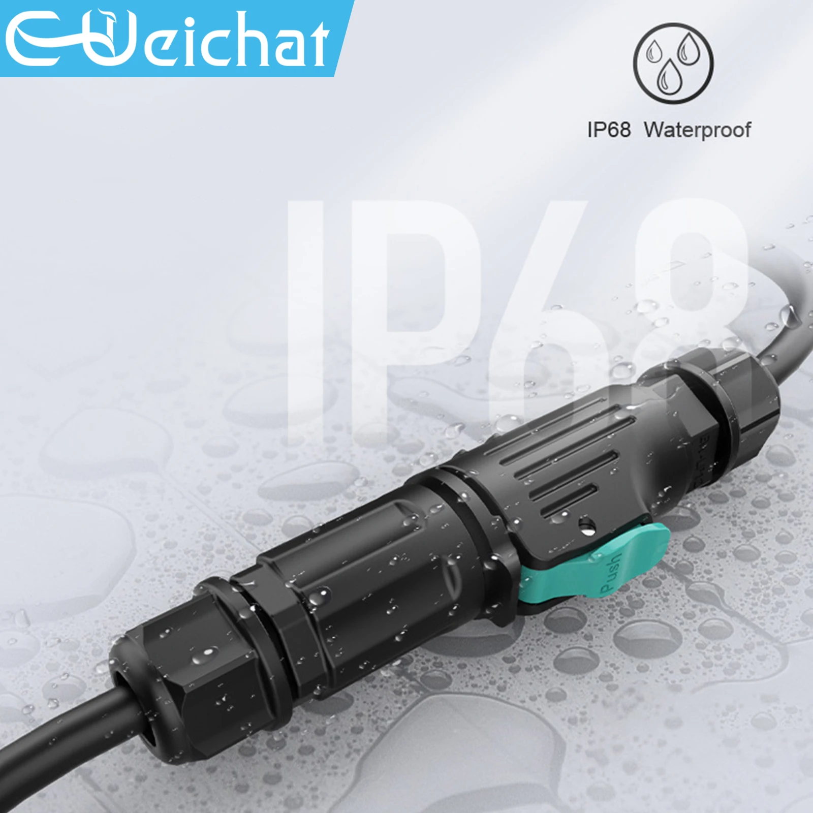 Фото EW-LP12 Водонепроницаемый разъем IP68 M12 2-8-контактный промышленный круглый авиационный электрический разъем «папа» и «мама» зарядное устройство №1