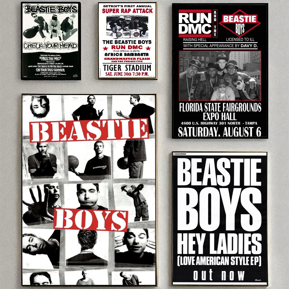 Панк-рок хип-хоп группа Beastie Boys плакат настенное искусство домашний декор комнаты