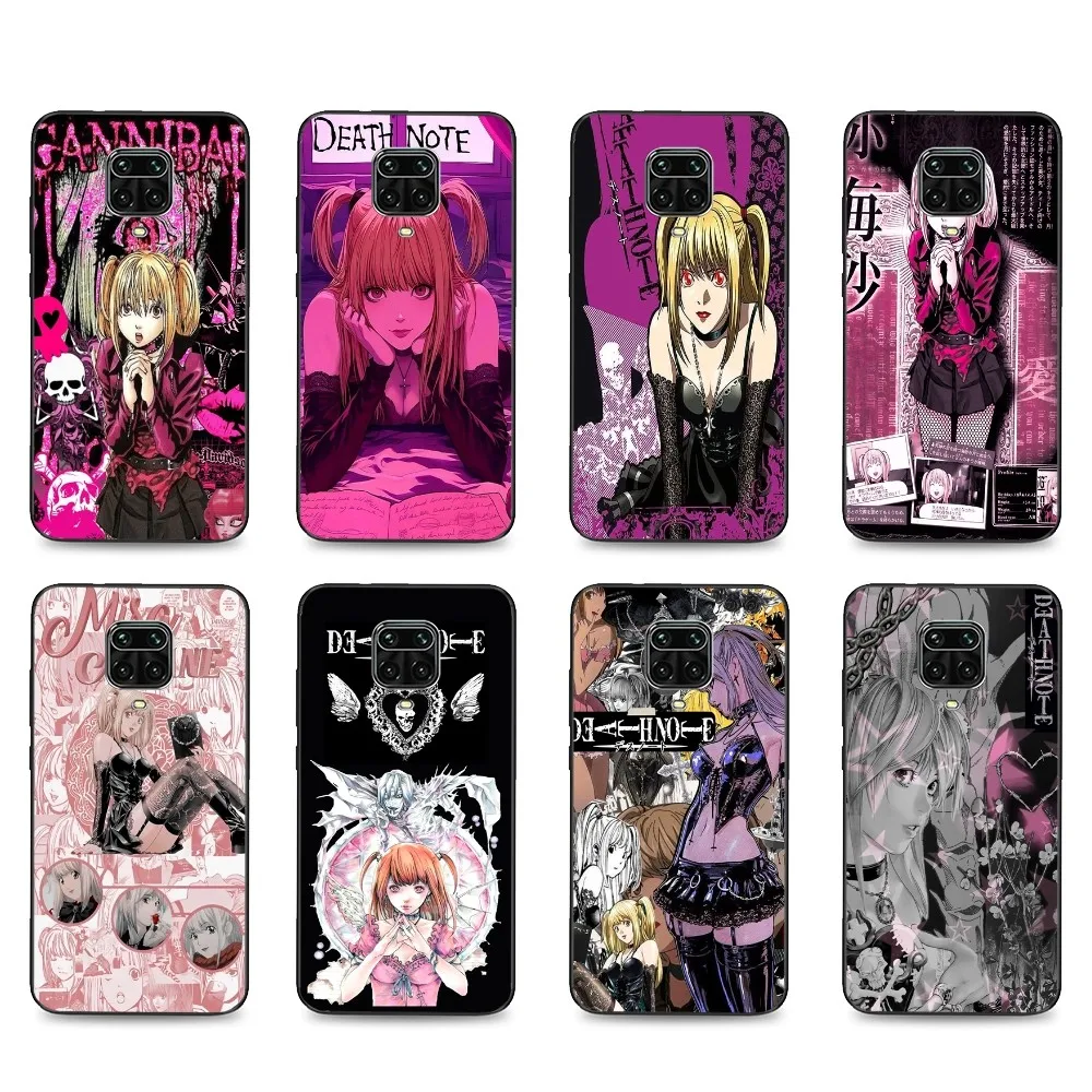 Чехол для телефона Misa Anime D-Death N-Note Redmi 5 6 7 8 9 10 Plus Pro A GO K20 K30 K40 F3 Fundas