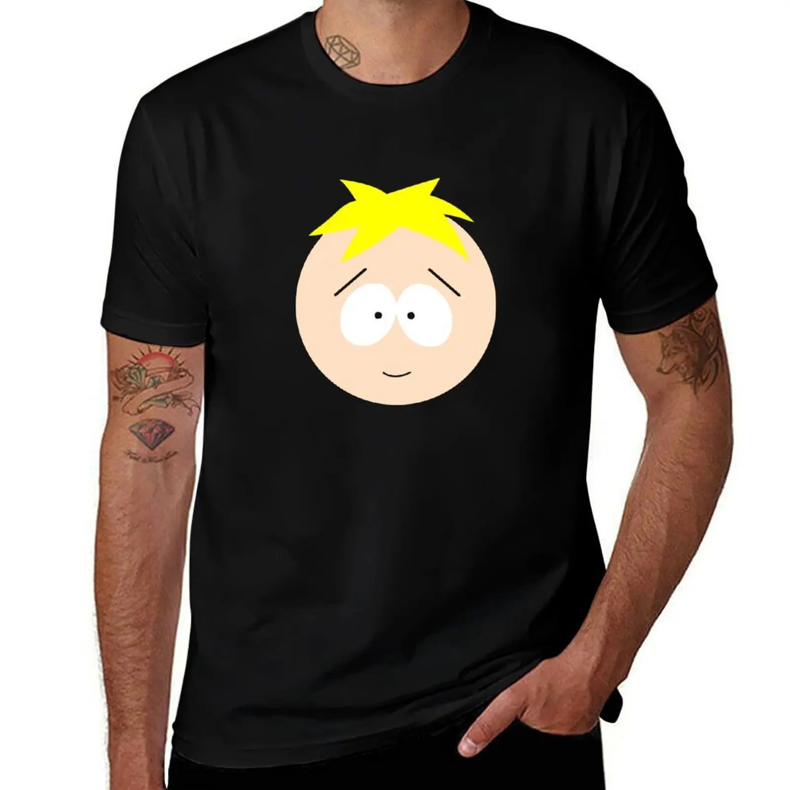 Фото Футболка Leopold Butters Stotch, повседневная футболка с графическим принтом №1