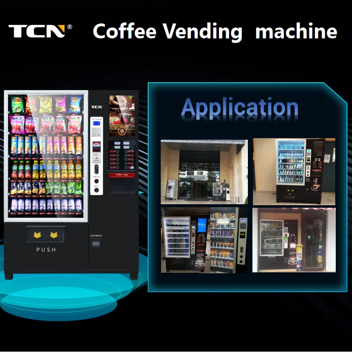 Фото TCN Лидер продаж кофе/закуски/напой комбинированный торговый автомат с торговым автоматом кофе CE FCC №2