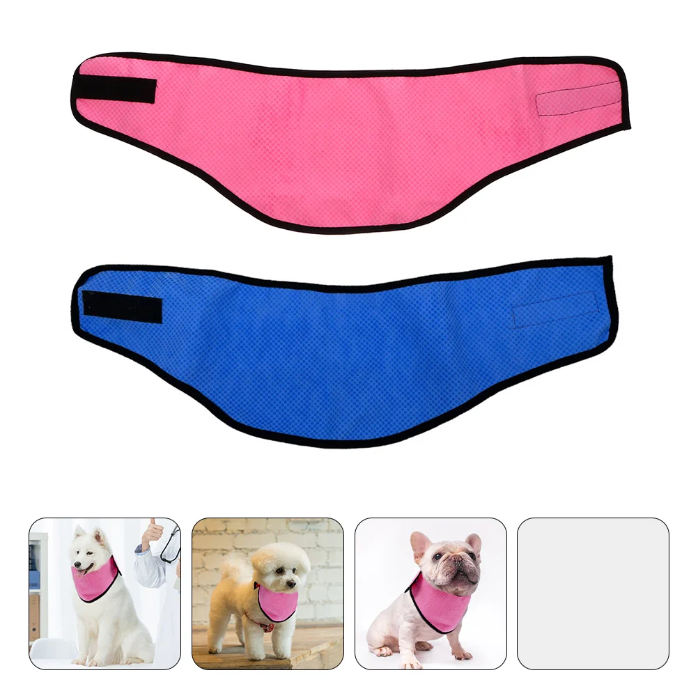 

Dog Cooling Towel Scarf Pet Collar Ice Bandana Summer Cool Neckwrap Dogs Breathable Cat Neckerchief Triangle