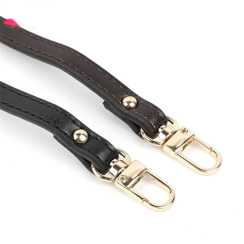 1cm Wide PU Leather Crossbody Bag Strap Black 105~127CM Luxury Adjustable Fashion Shoulder Strap Bag Accessories