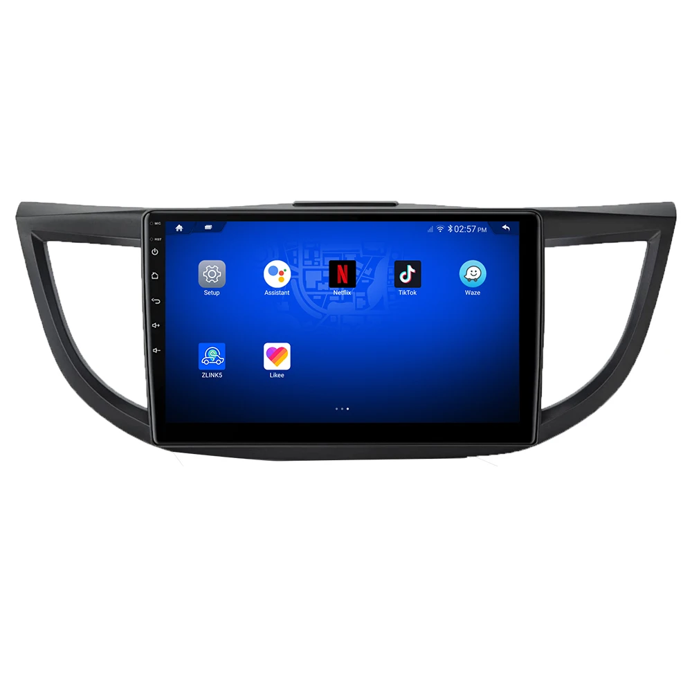 Hualingan Qualcomm665 Android 12 Car Radio for Honda CRV 2012-2016 10 Inch Touch Screen 1285G ROM Stereo with Carplay Auto