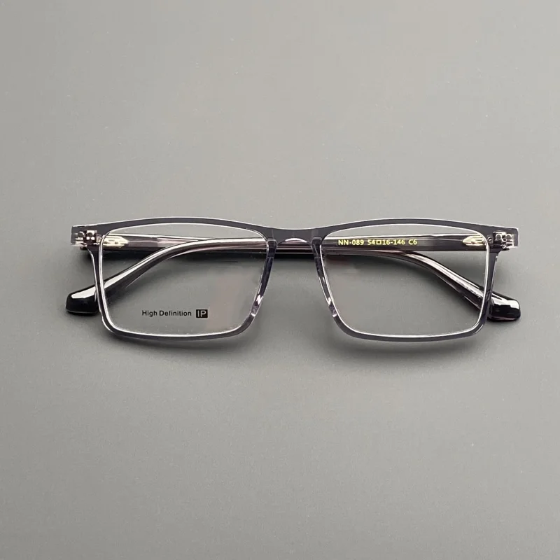 Очки мужские с квадратной оправой оптические аксессуары в стиле ретро из ацетата