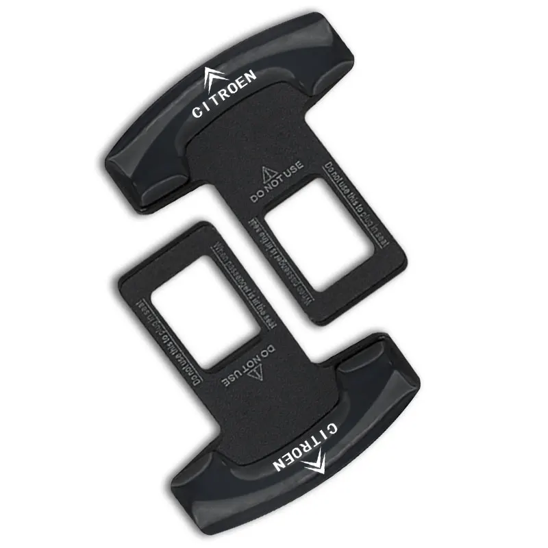 

1pcs Car Logo Seat Belt Buckle Clip Auto Badge Accessories for Citroens C0 C1 C2 C3 Picasso C4 Cross Cactus C5 C6 C8 C4L DS3 DS5