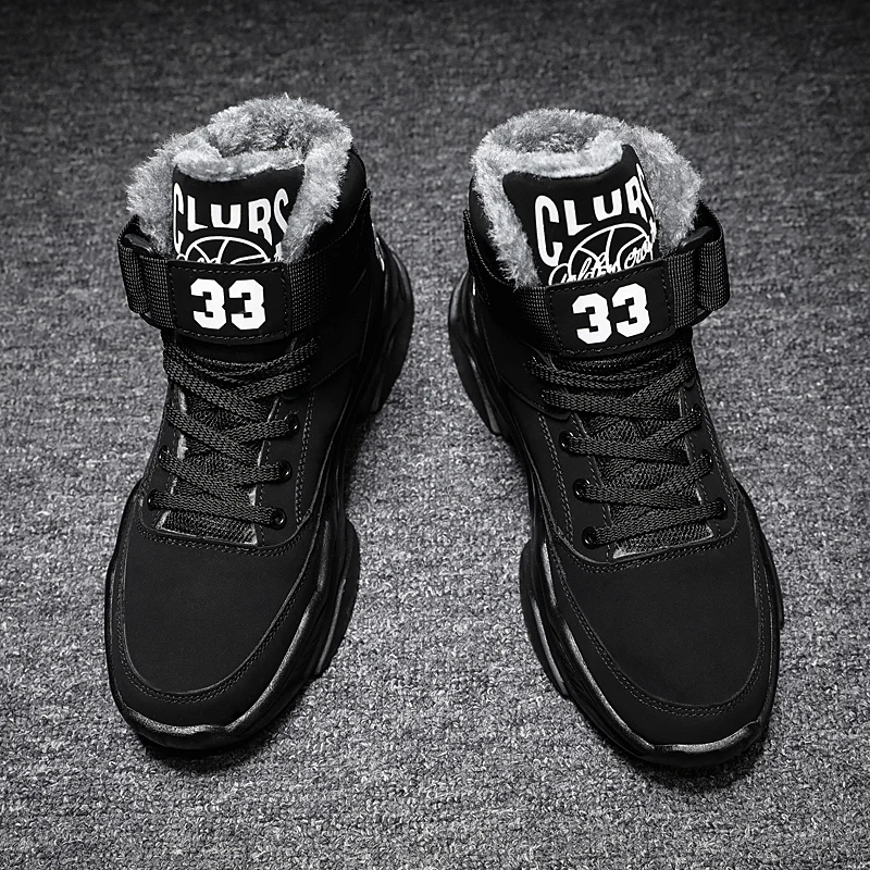 

Новые плюшевые мужские баскетбольные туфли, дышащая Спортивная обувь на высоком каблуке, повседневная спортивная обувь, баскетбольная Ули...