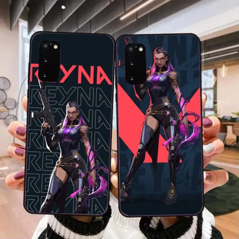 Чехол Valorant Reyna для телефона, черный мягкий чехол для телефона Realme GT 2 9i 8i 7i Pro X50 X2 C35 C21 C20 C11 C3