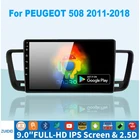 Автомагнитола, мультимедийный видеоплеер для Peugeot 508 2011 2012 2013-2018 2 din Android 10,0 Mirrorlink 2 ГБ + 32 ГБ