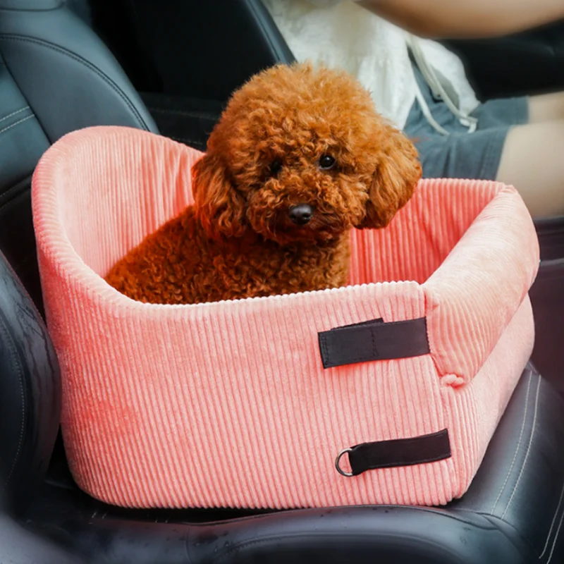 

Multi-funciton Car Pet Seat Soft Dog Bed Adjustable Home/Car 2 Usage Cat Mat Cotton Seat Sofa for Dogs Travel Pet Carriers