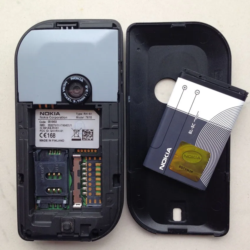 Nokia 7610 Оригинальный разблокированный мобильный телефон GSM трехдиапазонная