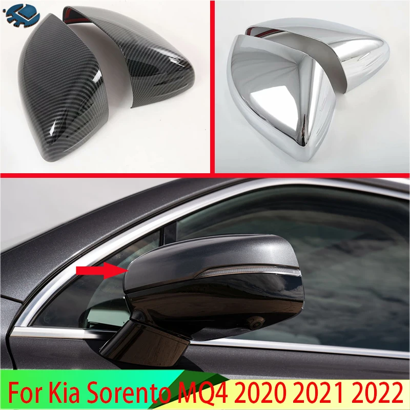 Накладки на боковые зеркала для Kia Sorento MQ4 2020 2021 2022 |