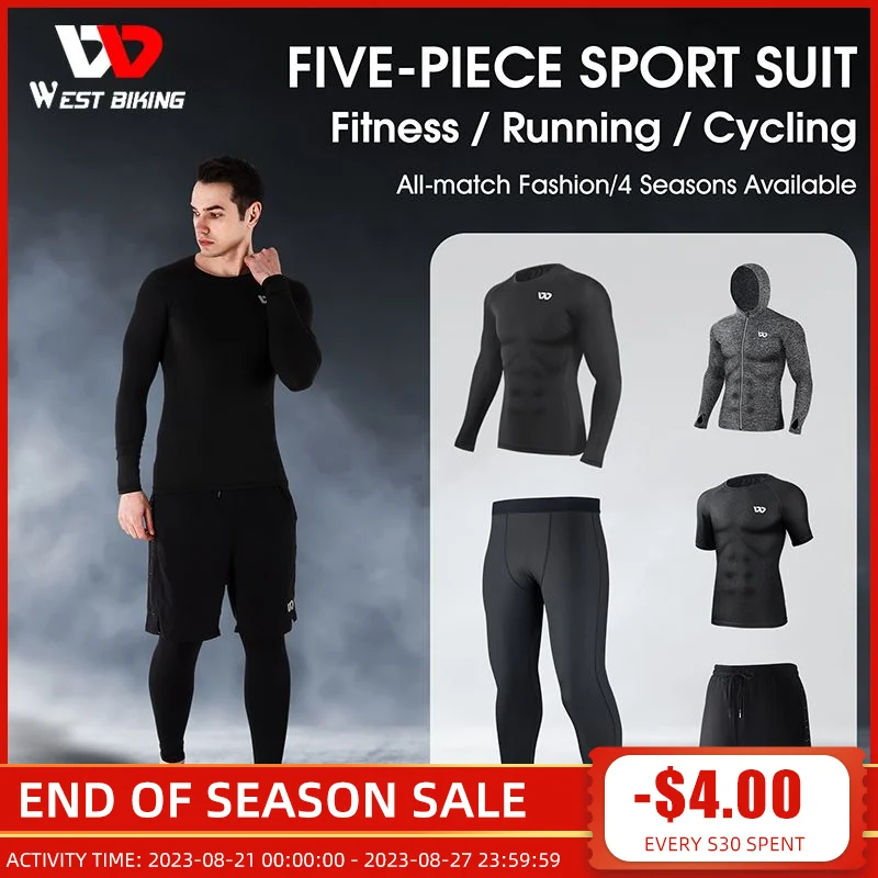 

Мужская спортивная одежда, Компрессионные спортивные костюмы, быстросохнущие комплекты одежды для бега, тренировочные костюмы для тренажерного зала и фитнеса, комплект для бега