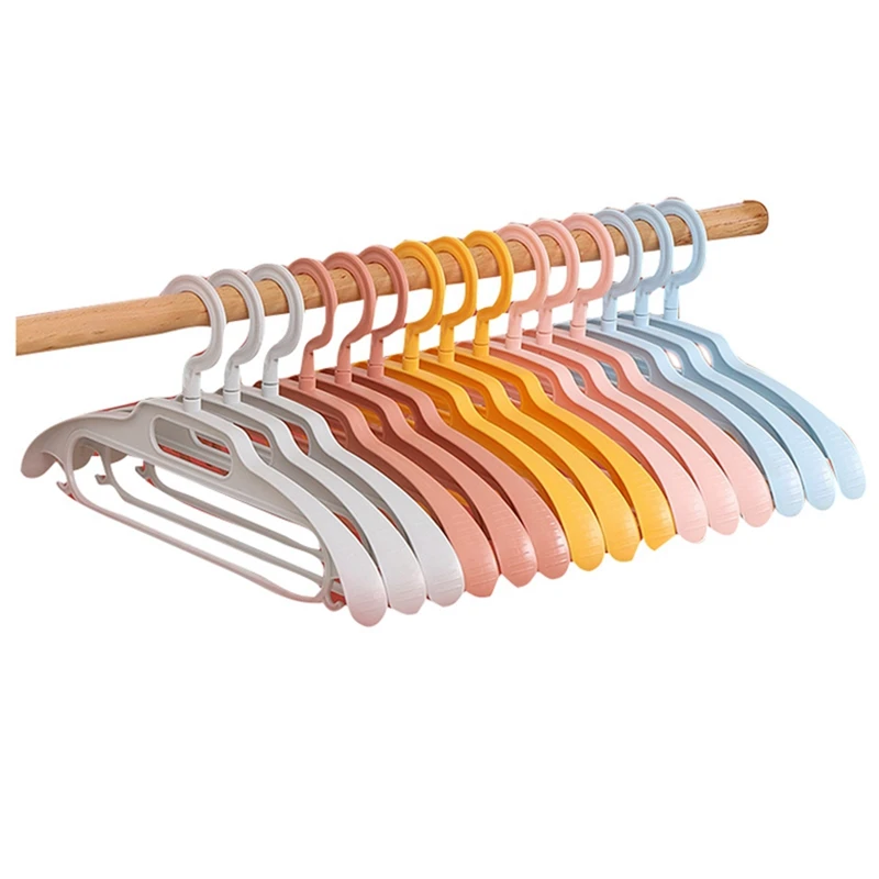 

15Pcs/Lot Portable Clothes Hangers Non-Slip Hook For Suit Coat Closet Garment Drying Rack Plastic Clothing Hanger
