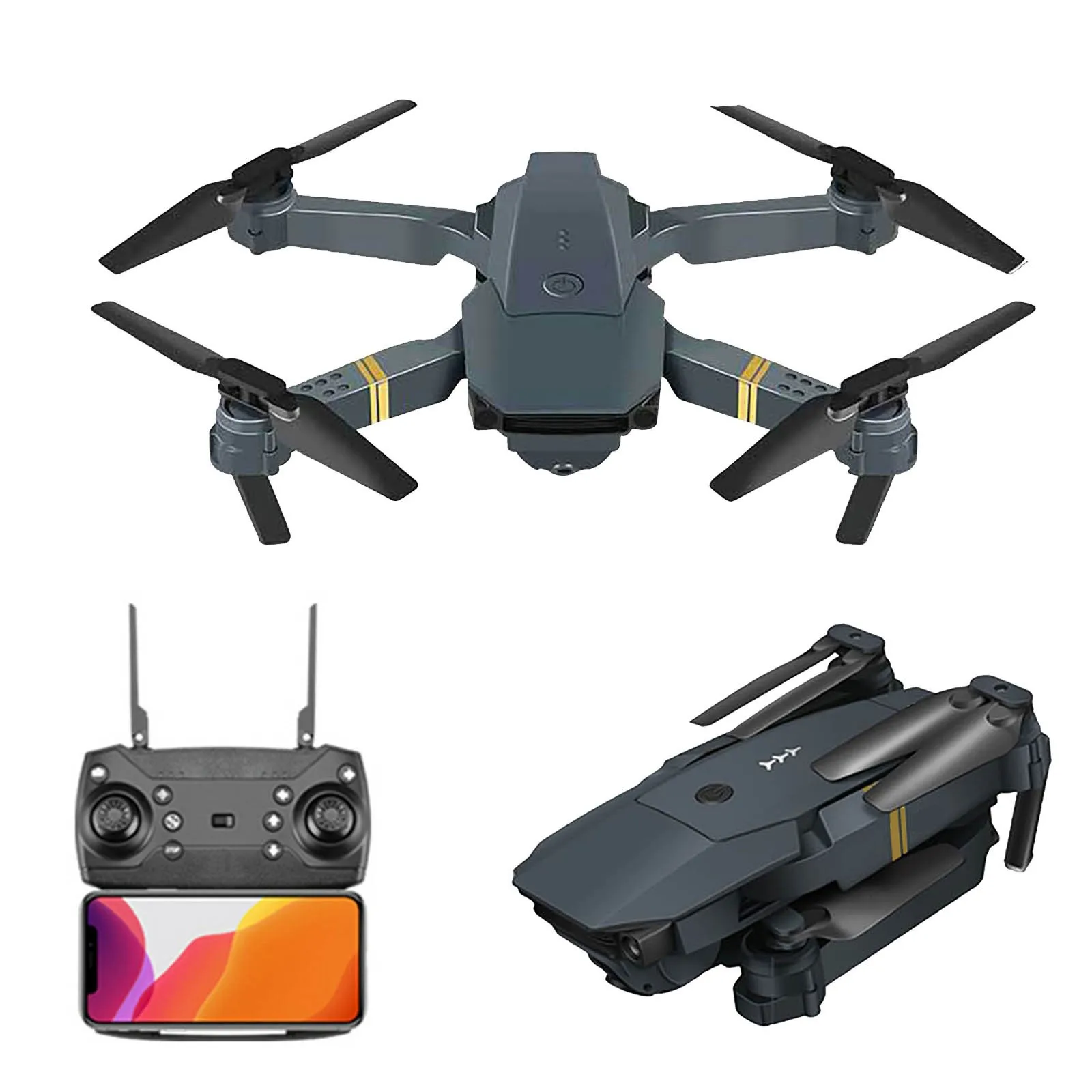 

Мини-Квадрокоптер E58 складной с поддержкой Wi-Fi и FPV