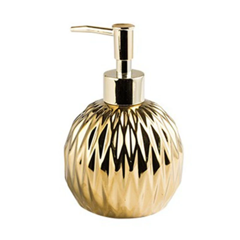 

Bathroom Accessories Tray Ceramics Hand Shampoo Shower Gel Bottle Toilet Soap Dispenser