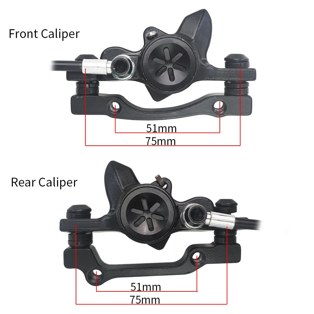 Набор гидравлических дисковых тормозов для электрического скутера akip