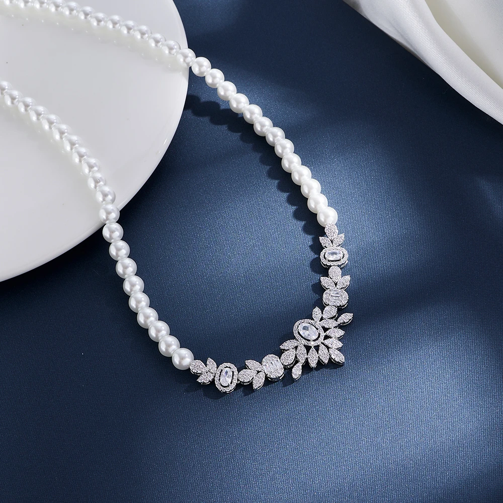 В ювелирных изделиях жемчужные Ювелирные наборы для женщин ювелирные изделия