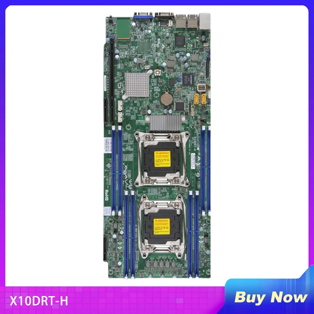 

X10DRT-H For Supermicro 2U Dual Socket R3 (LGA2011) Server Motherboard E5-2600 v4/v3 Family i350-AM2 Dual Port GbE LAN DDR4