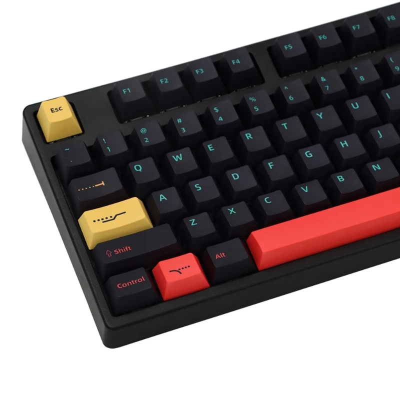 

136Keys PBT Dye Sublimation Keycaps for Mechanical Gaming Keyboard MX Switches