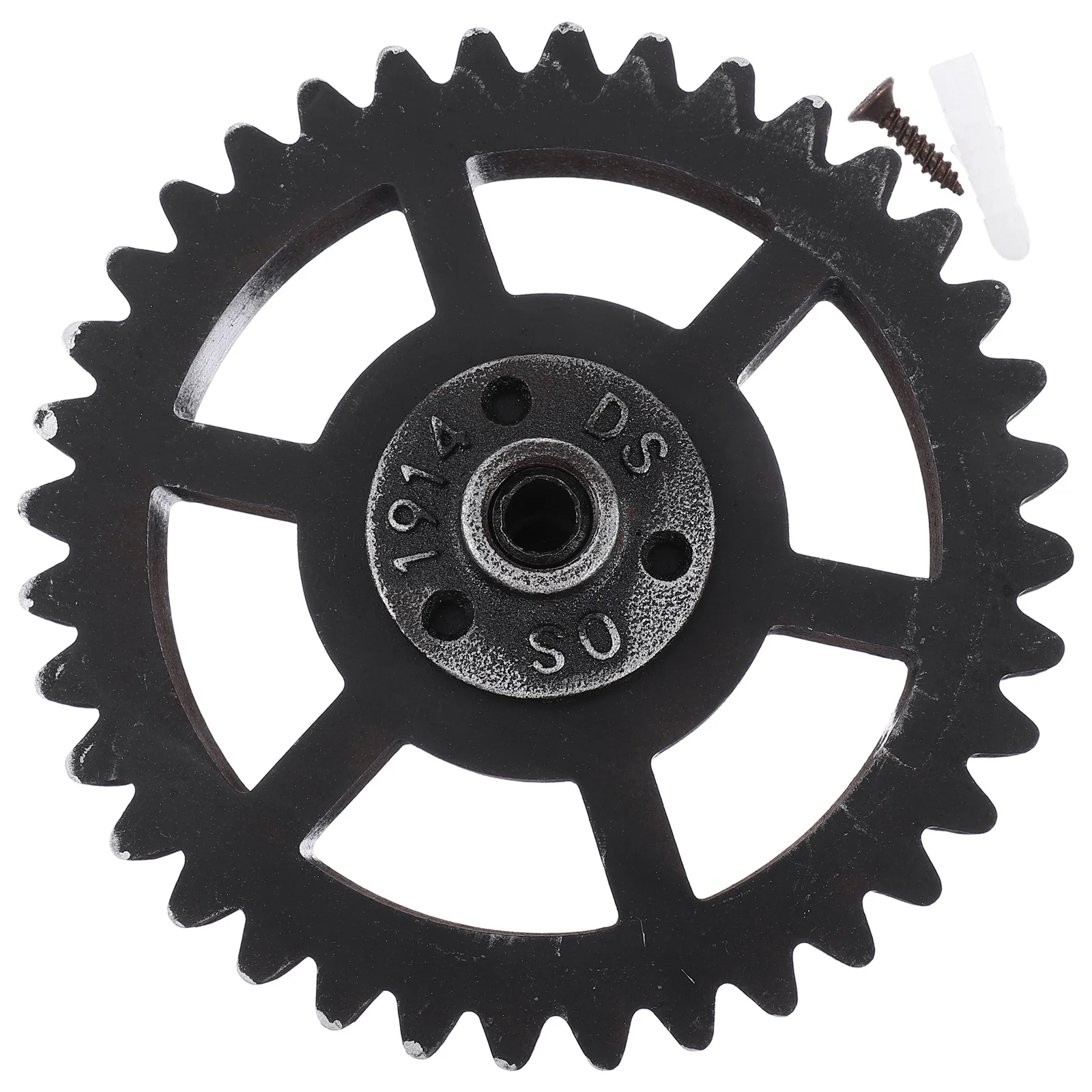

1Pc Retro Gear Wall Hanging Coffee Shop Wall Hanging Ornament Photo Prop