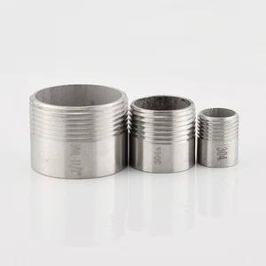 Стыковая сварка x 14 дюйма 38 дюйма 12 дюйма 34 дюйма 1 дюйм-2 дюйма NPT, Штекерный соединитель, адаптер из нержавеющей стали 304, 229 PSI, водяной, газовый, масляный