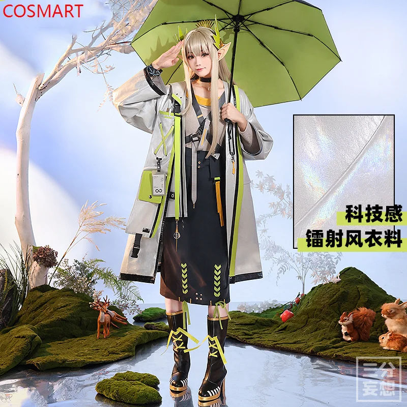 

COSMART Arknights Muelsyse Game Suit Gorgeous Sweet Uniform Cosplay Costume Halloween Carnival Party Role Play Outfit Women