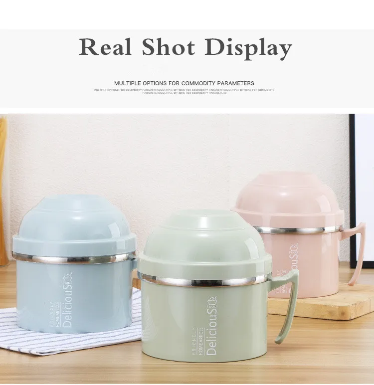 Термоемкость для еды изолированный термос супа бутылки Ланч-бокс из нержавеющей