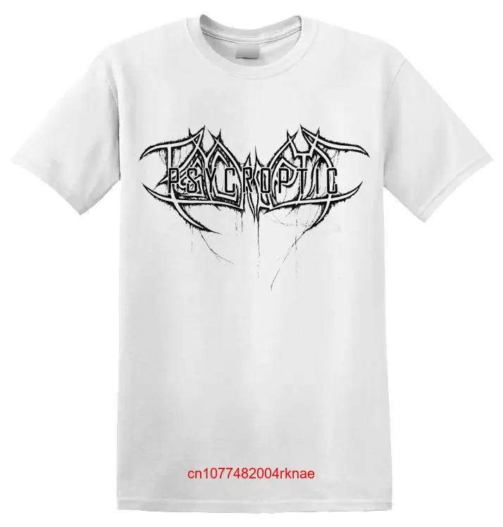 Психоволоконная футболка с логотипом старой школы белая длинными или короткими