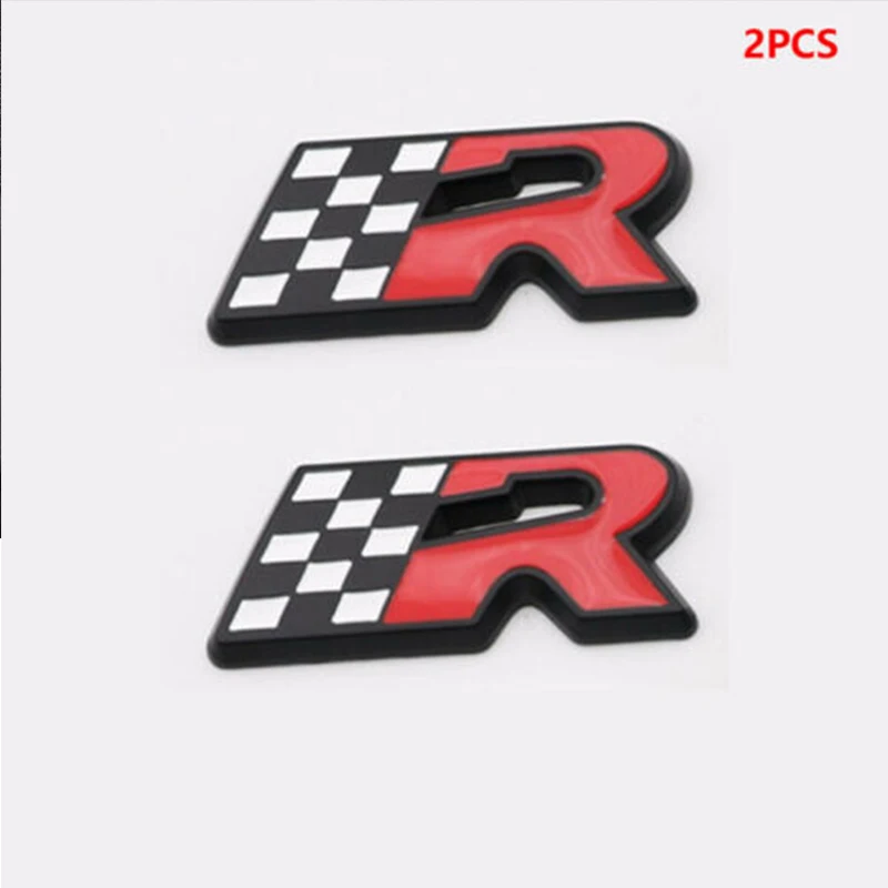 

RS R Racing Sport Car Sticker 3D Badge Emblem for Seat Alhambra Altea Arona Arosa Ateca Cordoba R Cupra Exeo biza Leon Fiat Frod