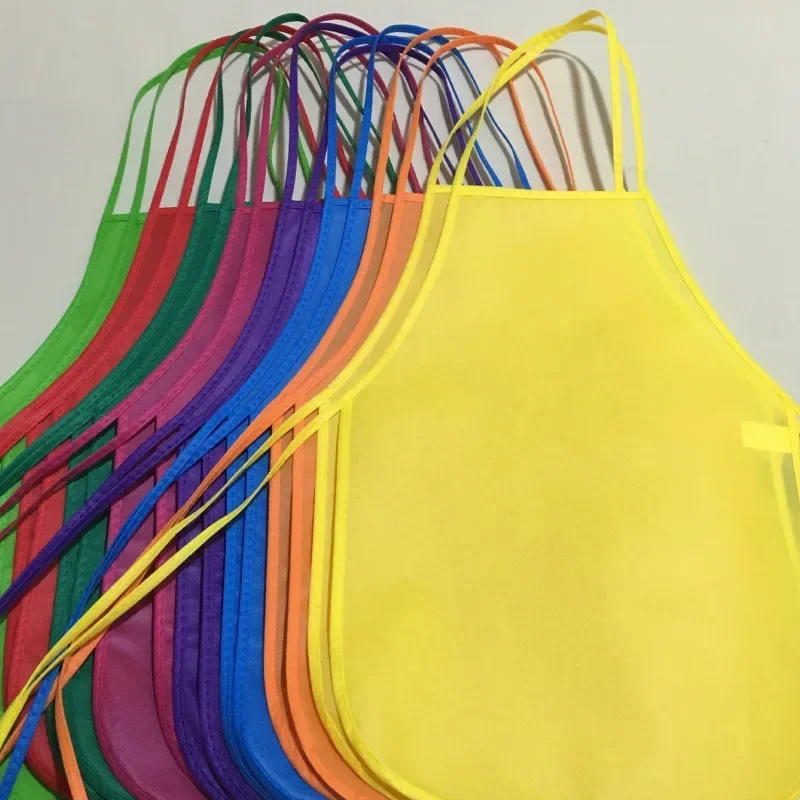 Детские передники унисекс красочные водонепроницаемые нестандартные передние