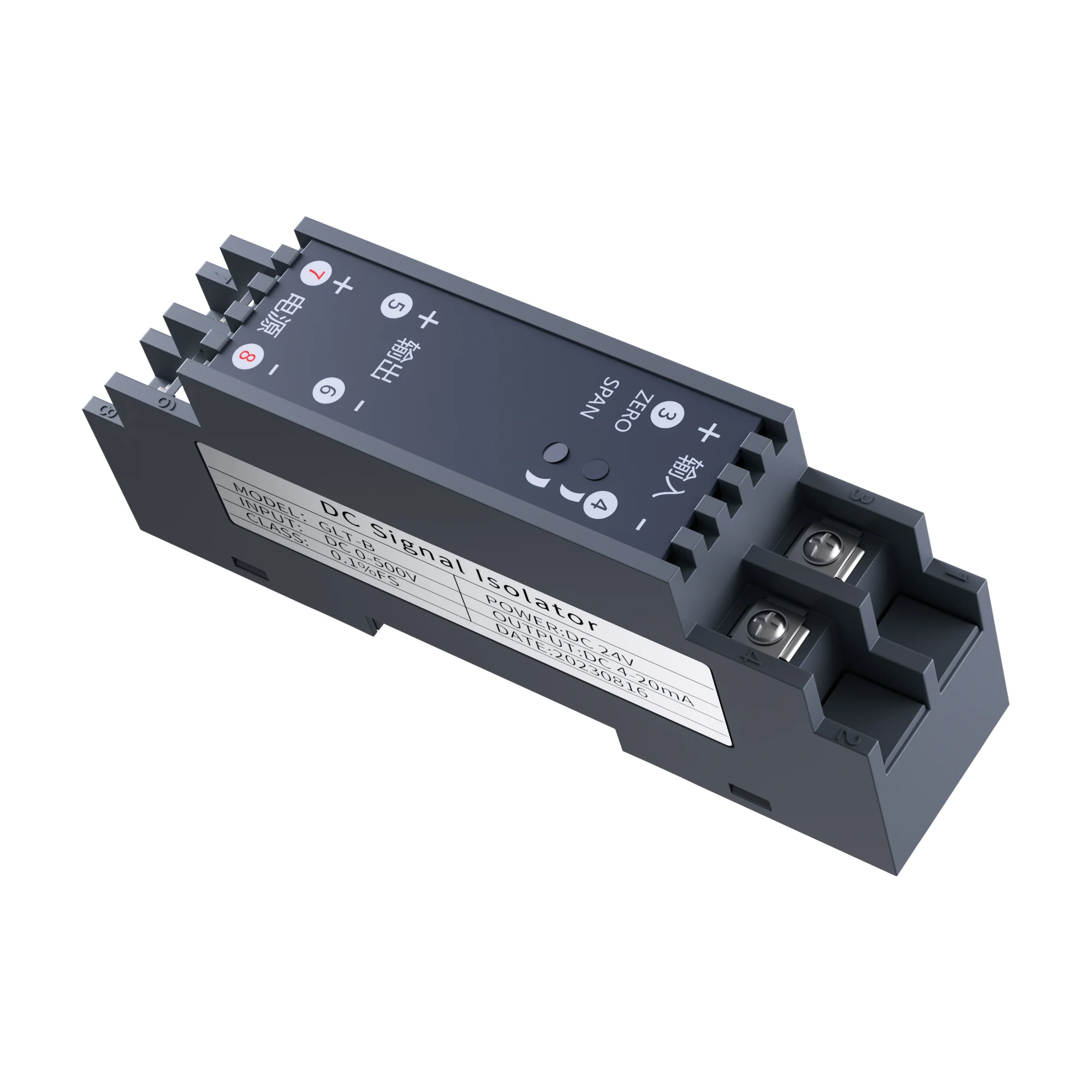 Преобразователь сигнала 4-20mA 0-10V 0-5V 1-в-1 аналоговый преобразователь 24 В