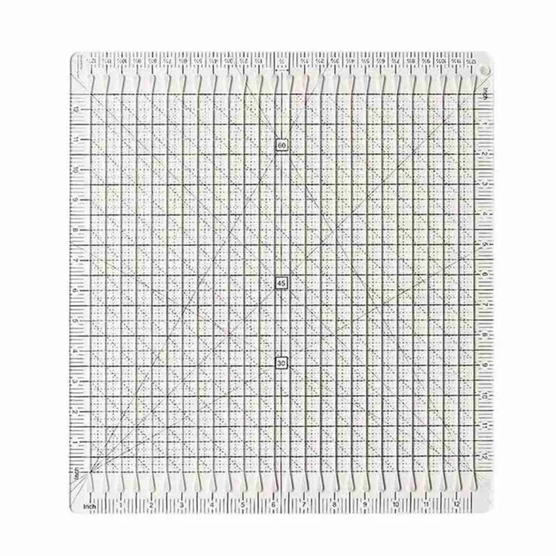 Sewing Supplies Ruler Template DIY Craft T-Shirts Patchwork 5-In-1 Quilt Cutting