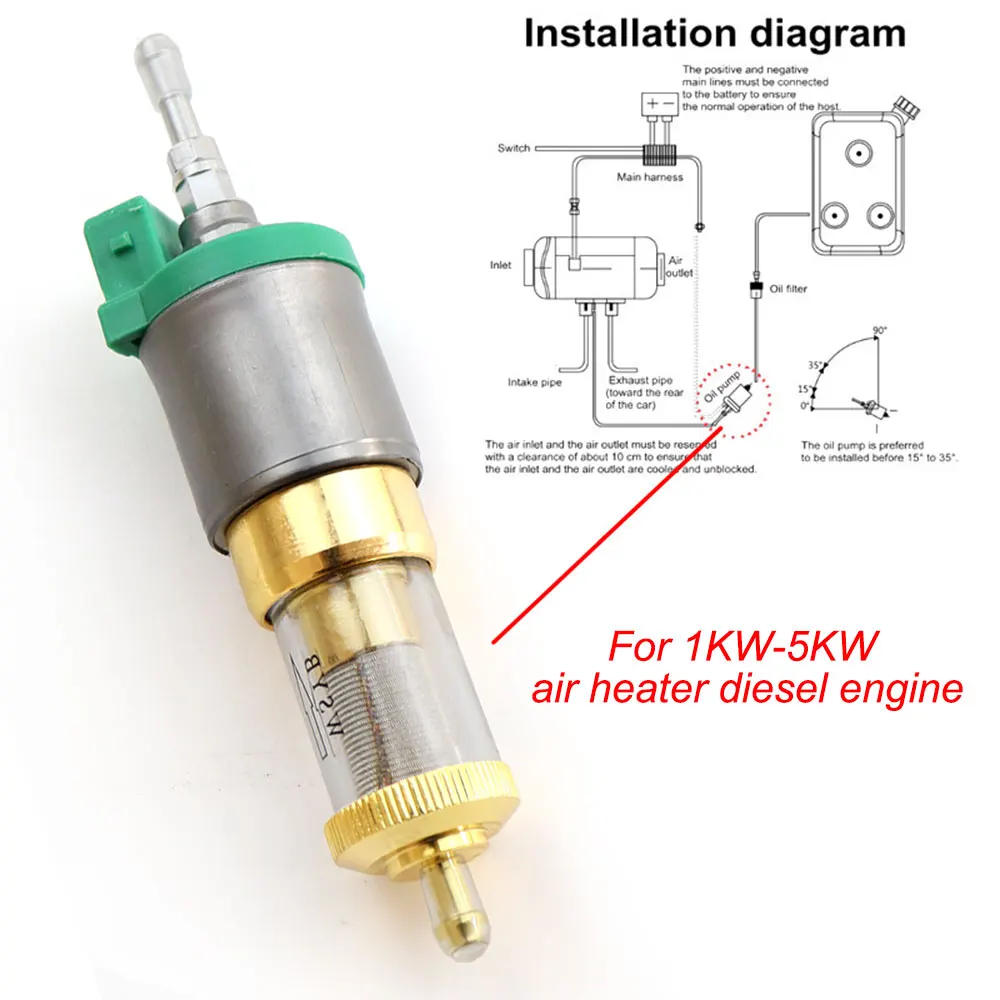 12 В 1 кВт-5 кВт обновление автомобиля сверхнизкий уровень шума нагреватель